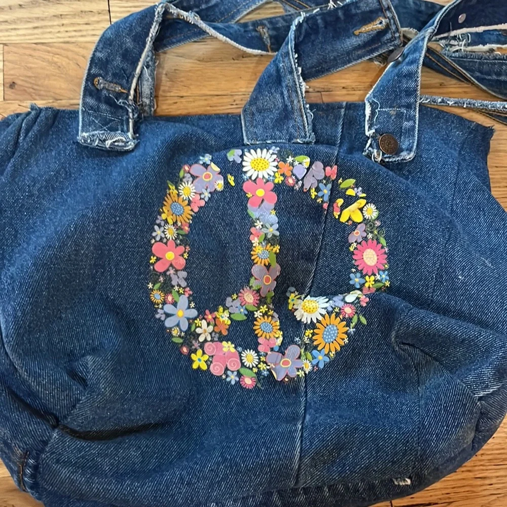Handmade denim bag - Picture 5 of 6